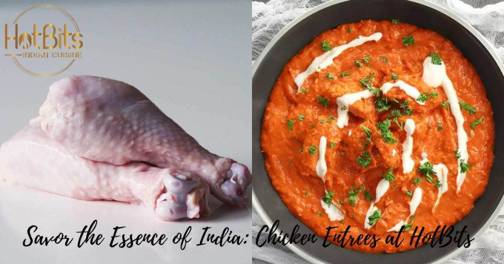 Savor the Essence of India: Chicken Entrees at HotBits